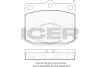 Комплект тормозных колодок, дисковый тормоз ICER 180216 (фото 1)