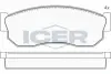 Комплект тормозных колодок, дисковый тормоз ICER 180409 (фото 1)