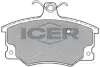 Комплект тормозных колодок, дисковый тормоз ICER 180478 (фото 1)