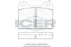 Комплект тормозных колодок, дисковый тормоз ICER 180769 (фото 1)