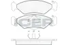 Колодки гальмівні дискові передні FIESTA IV (JA_. JB_) 95-02. MAZDA 121 III (JASM. JBSM) 96-03 ICER 180776 (фото 1)