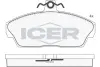 Комплект тормозных колодок, дисковый тормоз ICER 181332 (фото 1)