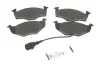 Колодки гальмівні (передні) Skoda Fabia 99-14/Roomster 07-15/VW Polo III 01-12 (+датчик) ICER 181590 (фото 1)