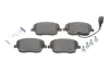 Колодки гальмівні (передні) Seat Ibiza/VW Polo 01-09/Skoda Fabia 99-14/Roomster 06-15 (+датчик) ICER 181597701 (фото 1)