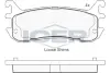Комплект тормозных колодок, дисковый тормоз ICER 181819204 (фото 1)