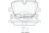 Комплект тормозных колодок, дисковый тормоз ICER 181952 (фото 1)