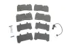 Колодки гальмівні (задні) Audi Q7 06-16/R8 07-/Lamborgina Diablo 90-00 (+датчики) ICER 182121203 (фото 1)