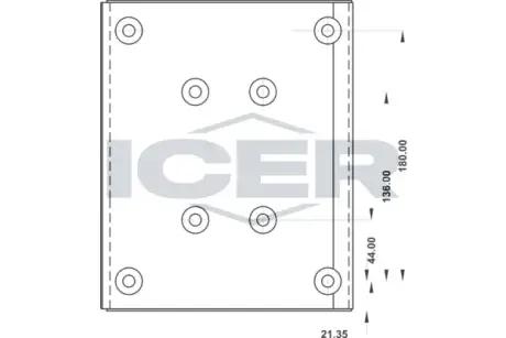 Комплект тормозных башмаков, барабанные тормоза ICER 21948800