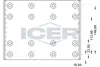 Комплект тормозных башмаков, барабанные тормоза ICER 21993100 (фото 1)