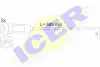 Сигнализатор, износ тормозных колодок ICER 610241EC (фото 1)