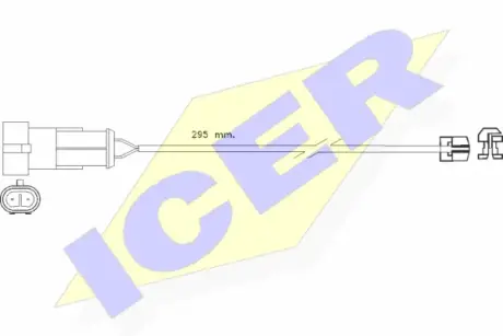 Сигнализатор, износ тормозных колодок ICER 610256EC