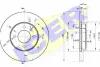 Диск гальмівний (передній) Seat Ibiza/VW Caddy/Polo 93-04/Golf/Passat 87-02 (256x20) (з покр.) (вент) ICER 78BD37902 (фото 1)