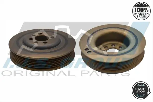 Шків колінвалу VW Caddy III 2. 0EcoFuel 06-15/T5 2.0 03-15 IJS GROUP 171008 (фото 1)