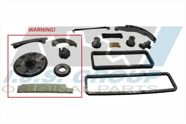 Комплект ланцюга ГРМ Nissan Pathfinder 2.5 dCi 05- IJS GROUP 401286FK (фото 1)