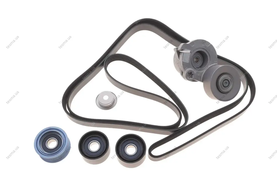 Комплект ременя генератора VW Amarok 3.0 TDI 16- (6PK 2573) INA 529059710 (фото 1)