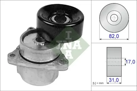 Натяжитель ремня, клиновой зубча INA 534021610