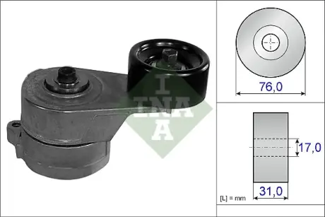 Натяжитель ремня, клиновой зубча INA 534021910