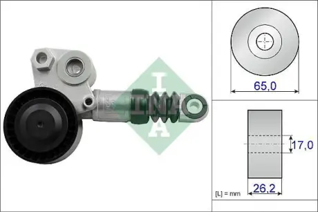 Натяжитель ремня, клиновой зубча INA 534043610