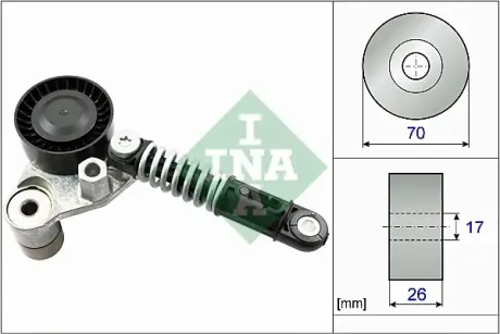 Роликовий модуль натягувача ременя INA 534053310