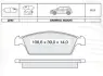 Колодка торм. диск. DAEWOO Tico передн. (пр-во Intelli) INTELLI D143E (фото 1)