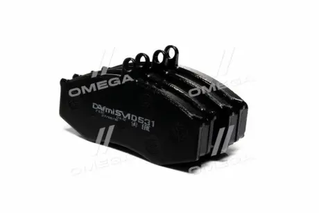 Колодки тормозные диск. Зил 5301 Бычок (пр-во Dafmi) INTELLI D531SM