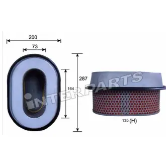 Фільтр повітряний двигуна INTERPARTS IPA344