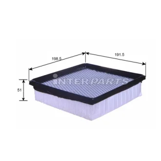 Фільтр повітряний двигуна INTERPARTS IPA424