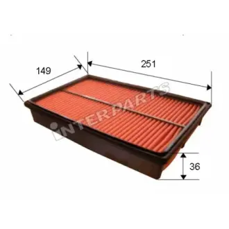 Фільтр повітряний двигуна INTERPARTS IPA622
