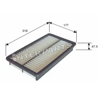 Фільтр повітряний INTERPARTS IPA641