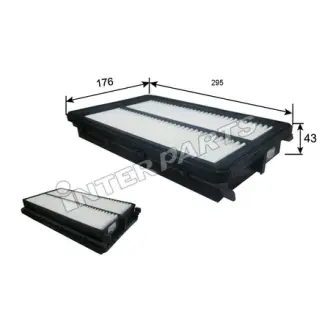 Фільтр повітряний двигуна INTERPARTS IPAK052