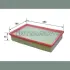 Фільтр повітряний двигуна INTERPARTS IPAP283 (фото 1)