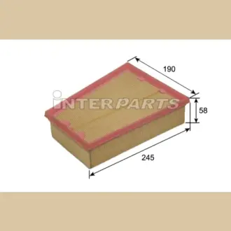 Фільтр повітряний двигуна INTERPARTS IPAP359