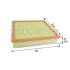 Фільтр повітряний двигуна INTERPARTS IPAP448 (фото 1)