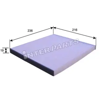 Фільтр повітряний кондиціонера (салона) INTERPARTS IPCA101