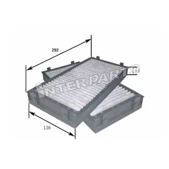 Фильтр салонный INTERPARTS IPCAE278C