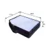 Cabin air filter, element. Фильтр салона, кондиционера, воздушный, элемент INTERPARTS IPCAH004 (фото 1)