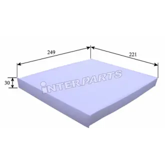 Фильтр воздушный кондиционера (салона) INTERPARTS IPCAH012