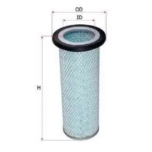 Air filter, by-pass. Фильтр воздушный, запасный ISUZU 1142150470