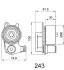 TOYOTA ролик нат.Land Cruiser 80,100 4.2D/TD 90- JAPANPARTS BE243 (фото 3)