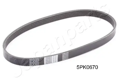 Поликлиновой ремень JAPANPARTS DV5PK0670