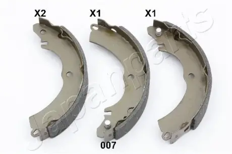 Комплект тормозных колодок JAPANPARTS GF007AF