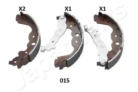 Комплект тормозных колодок JAPANPARTS GF015AF