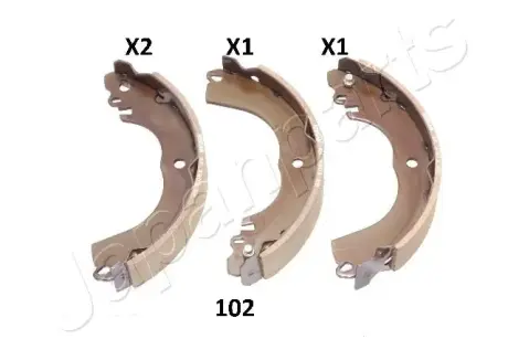 Комплект тормозных колодок JAPANPARTS GF102AF