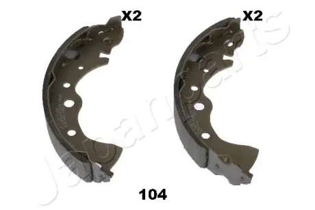 Комплект тормозных колодок JAPANPARTS GF104AF