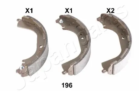 Комплект тормозных колодок JAPANPARTS GF196AF