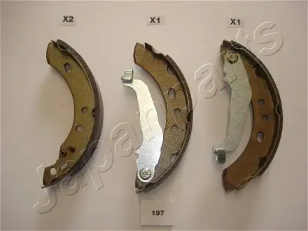 Комплект тормозных колодок JAPANPARTS GF197AF