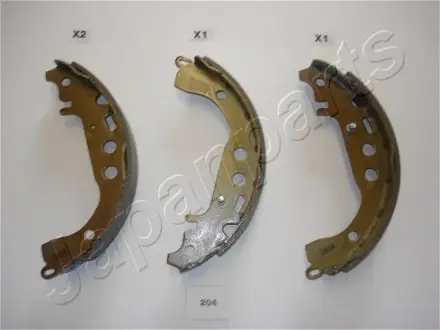 Комплект тормозных колодок JAPANPARTS GF204AF