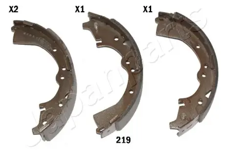 Комплект тормозных колодок JAPANPARTS GF219AF