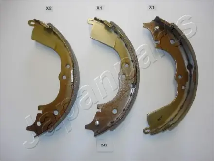 Комплект тормозных колодок JAPANPARTS GF242AF