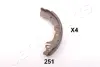 Комплект тормозных колодок JAPANPARTS GF251AF (фото 1)